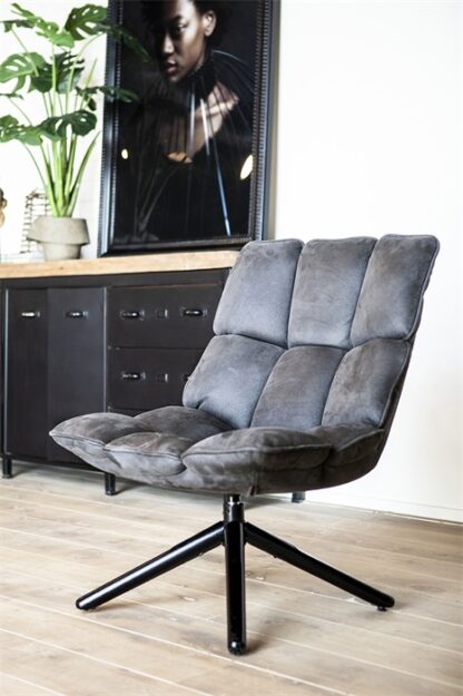 Fauteuil Daan antraciet-sfeer