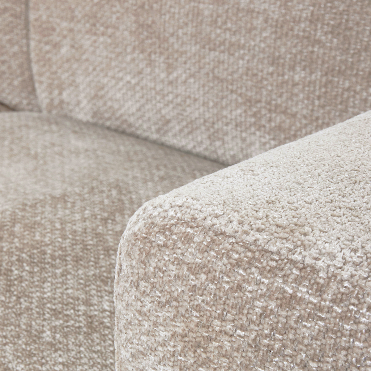 LABEL51 Bank Eden - Naturel - Chenille - 3-Zits - Afbeelding 4