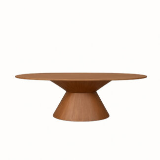 LABEL51 Eetkamertafel Jagger - Nature Smooth - Mangohout - 240 cm - Ovaal