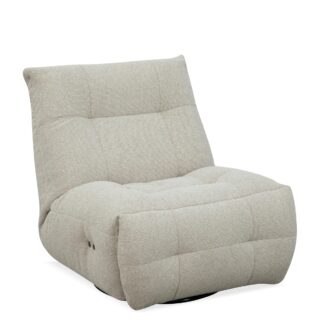 LABEL51 Fauteuil Relax and Recharge - Naturel - Royal Boucle - Met Accu