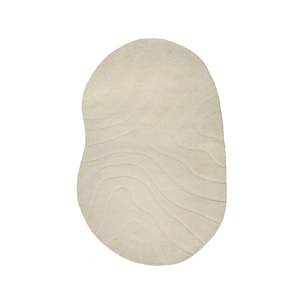 LABEL51 Vloerkleden Goa - Zand - Polyester - 160x230 cm - Organisch