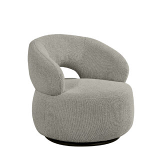 LABEL51 Fauteuil Nusenna - Mushroom - Royal Boucle - One size