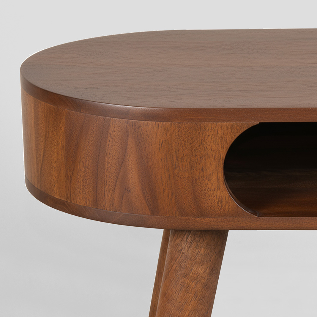 LABEL51 extern (niet gebruiken) - 1002 Bella - Nature Smooth - Mangohout - 120 cm - Afbeelding 5