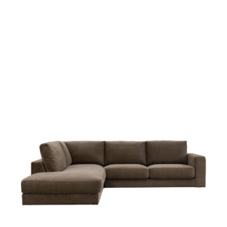 LABEL51 Hoekbank Valero - Retro Taupe - - Links Voorstaand