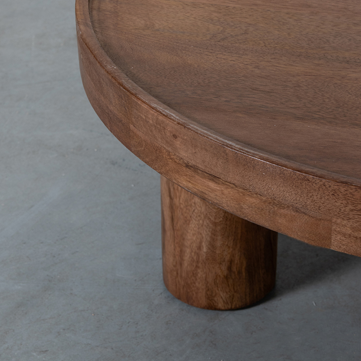 LABEL51 Salontafel Elly - Nature Smooth - Mangohout - 70 cm - Afbeelding 4