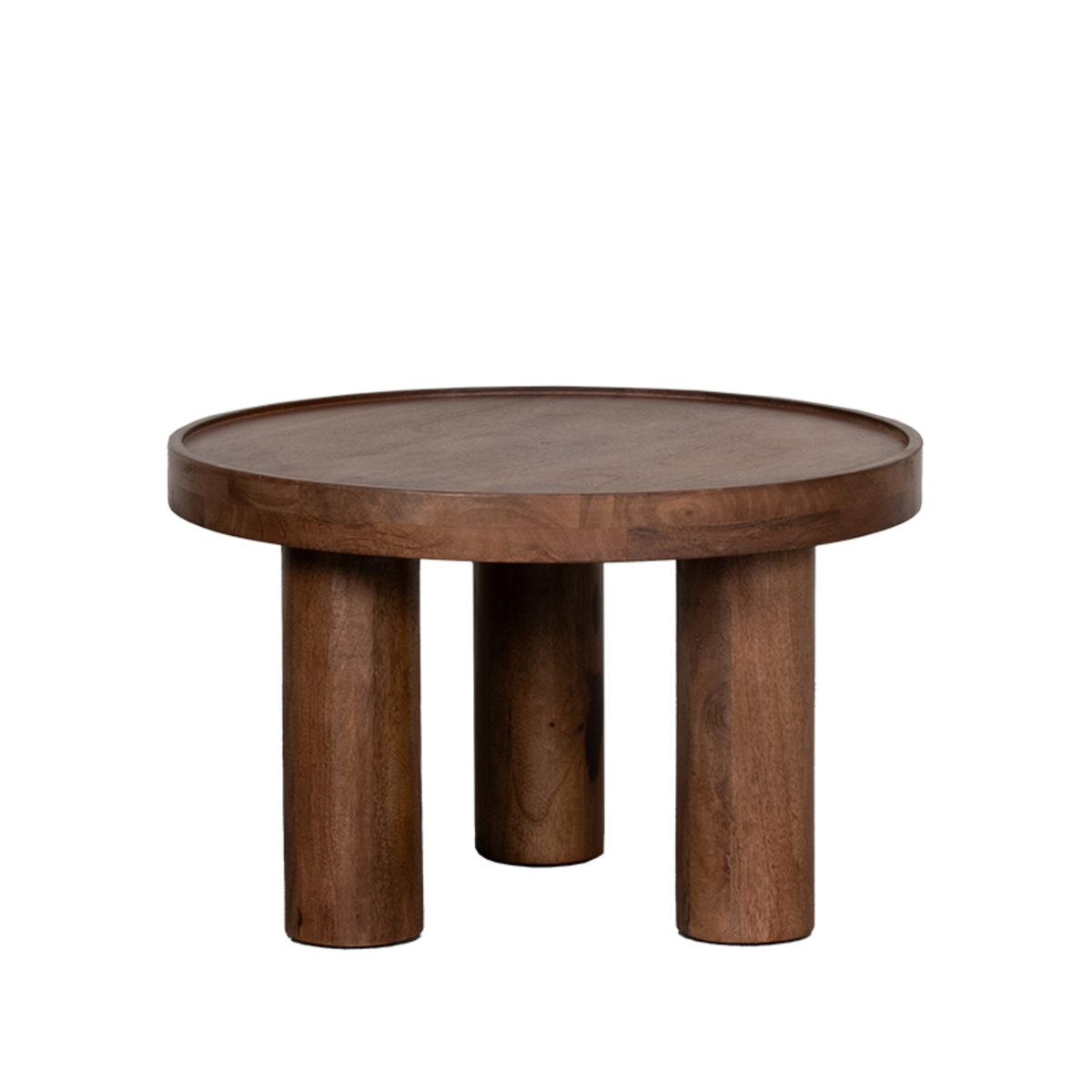 LABEL51 Salontafel Elly - Nature Smooth - Mangohout - 60 cm - Rond - Afbeelding 3